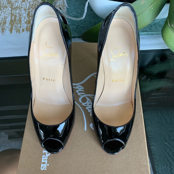❌SOLD❌Christian Louboutin Youpi 120 Peep Toe - Picture 3 of 5